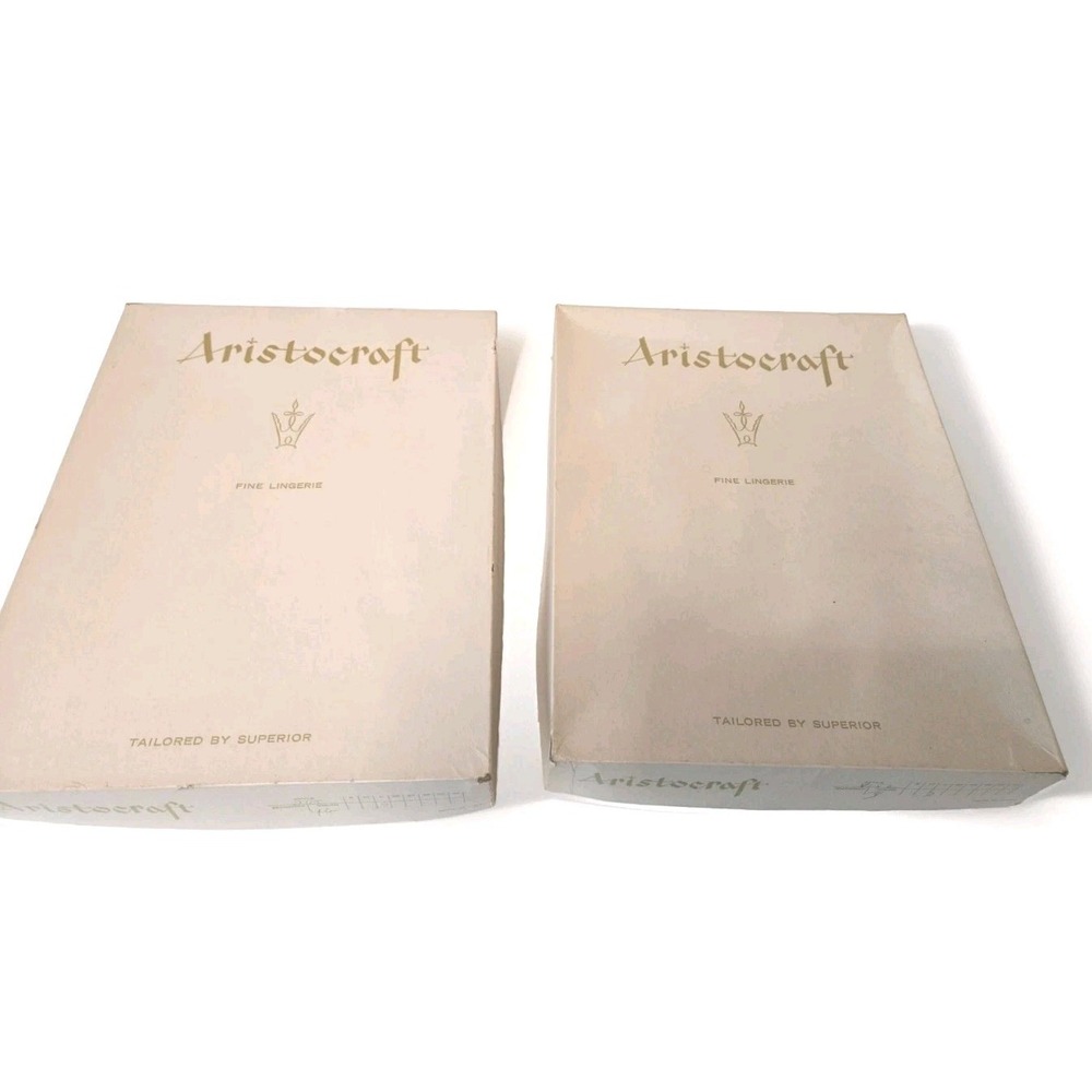 Vintage Aristocraft Fine Lingerie Empty Boxes Lot of 2 Mid‎ Century USA